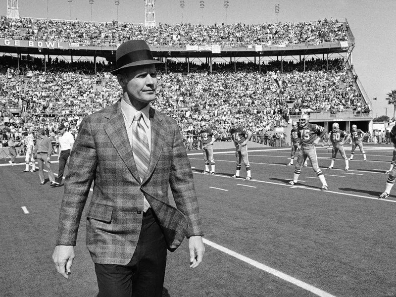 Dallas Cowboys coach Tom Landry