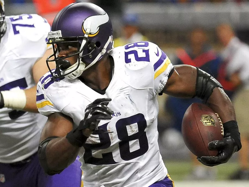 Minnesota Vikings running back Adrian Peterson