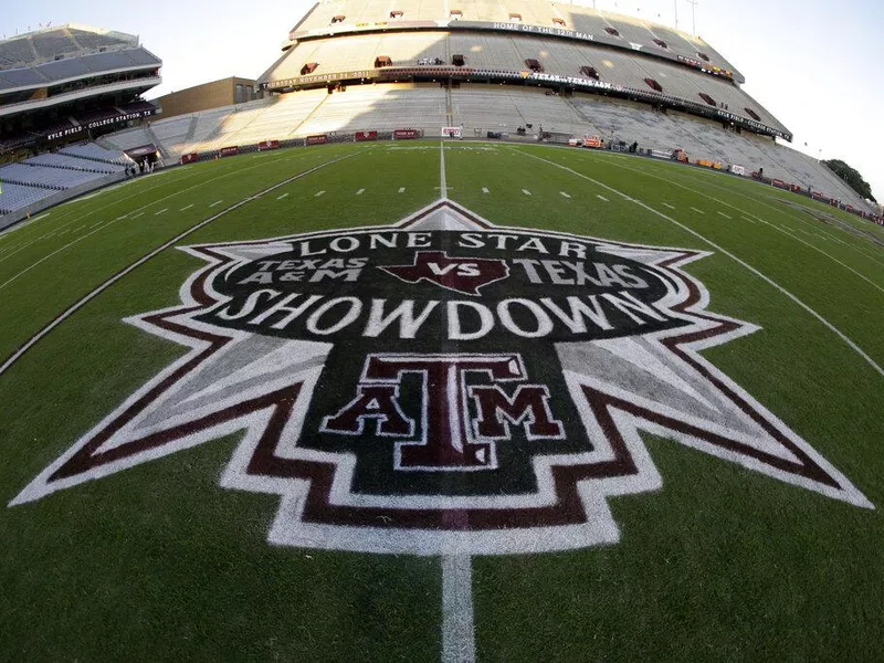 Lone Star Showdown logo on Kyle Field