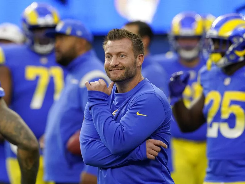 Los Angeles Rams head coach Sean McVay