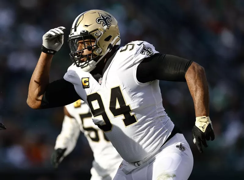 New Orleans Saints defensive end Cameron Jordan