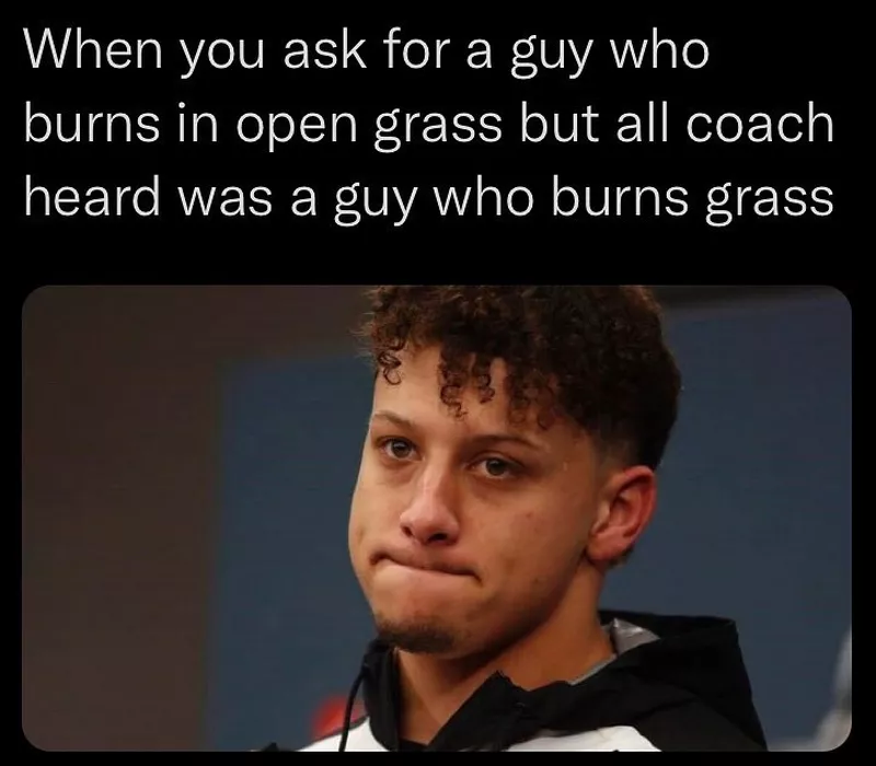 Patrick Mahomes Josh Gordon meme