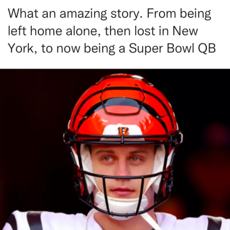 Joe Burrow, Macaulay Culkin meme