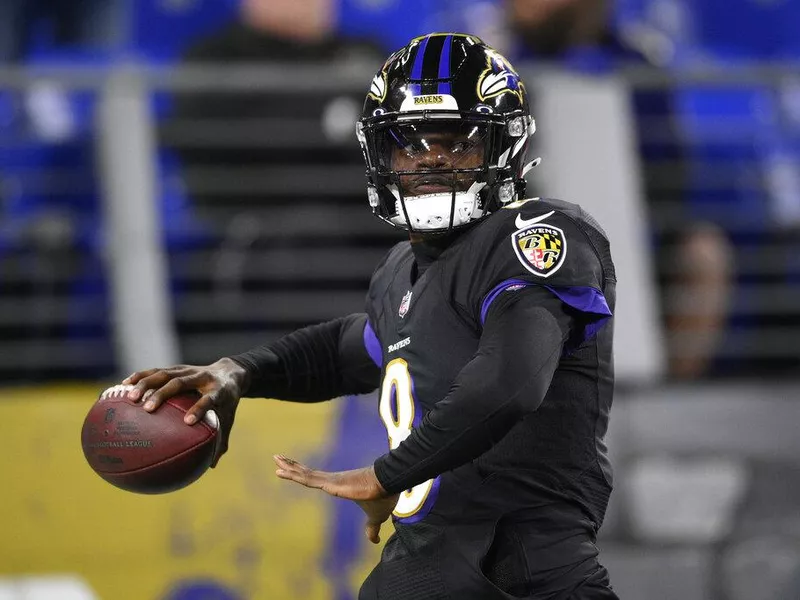 Baltimore Ravens quarterback Lamar Jackson