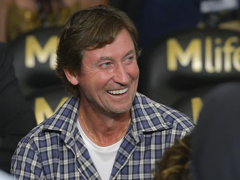 Wayne Gretzky smiling