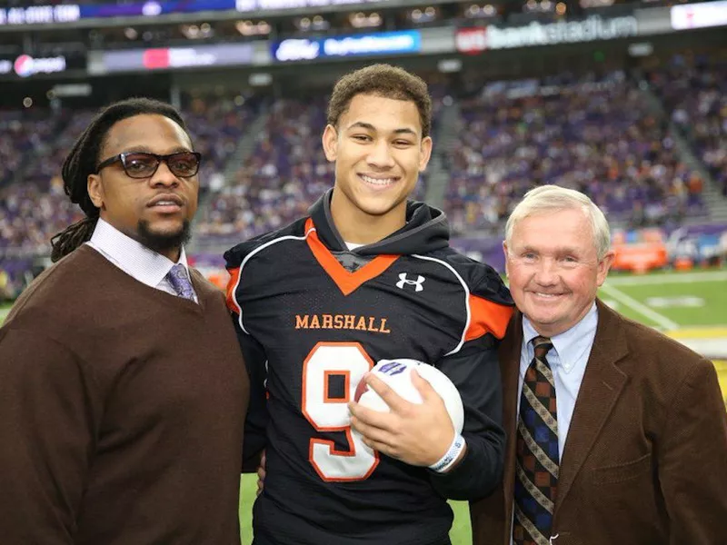 Marshall High quarterback Trey Lance