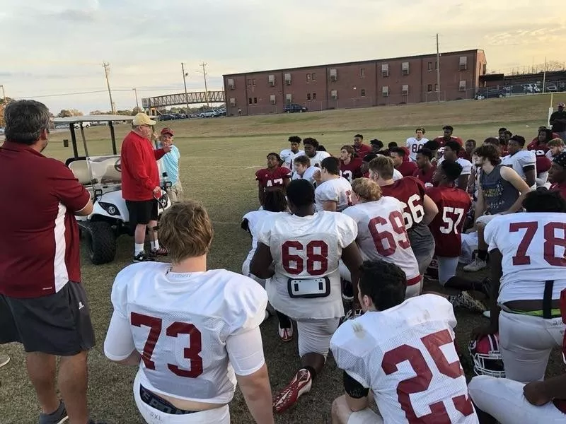 Warner Robins head coach Robert Davis