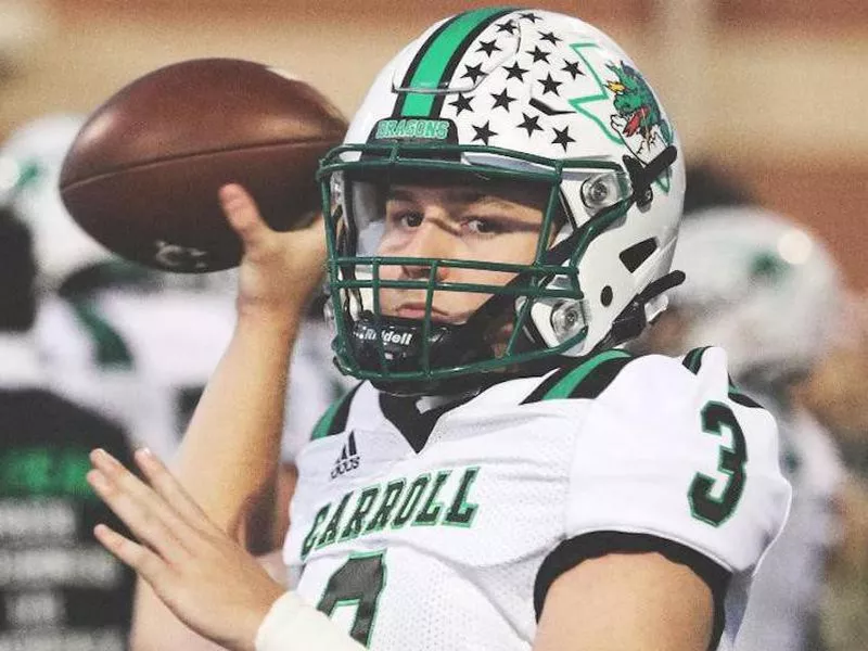 Southlake Carroll High quarterback Quinn Ewers