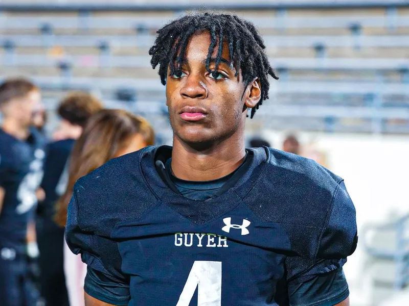 Guyer wide receiver Josiah Martin