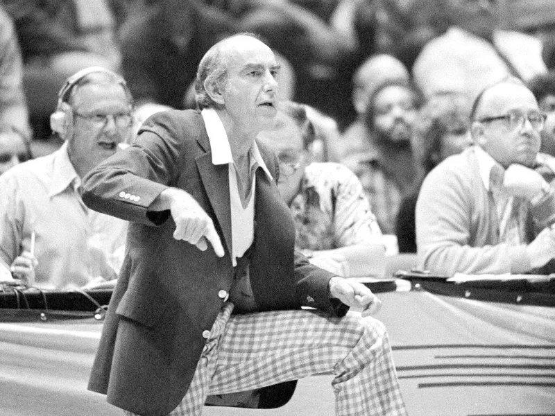 Portland Trail Blazers coach Jack Ramsay,