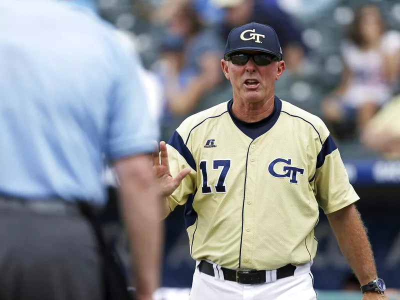 Georgia Tech head coach Danny Hall