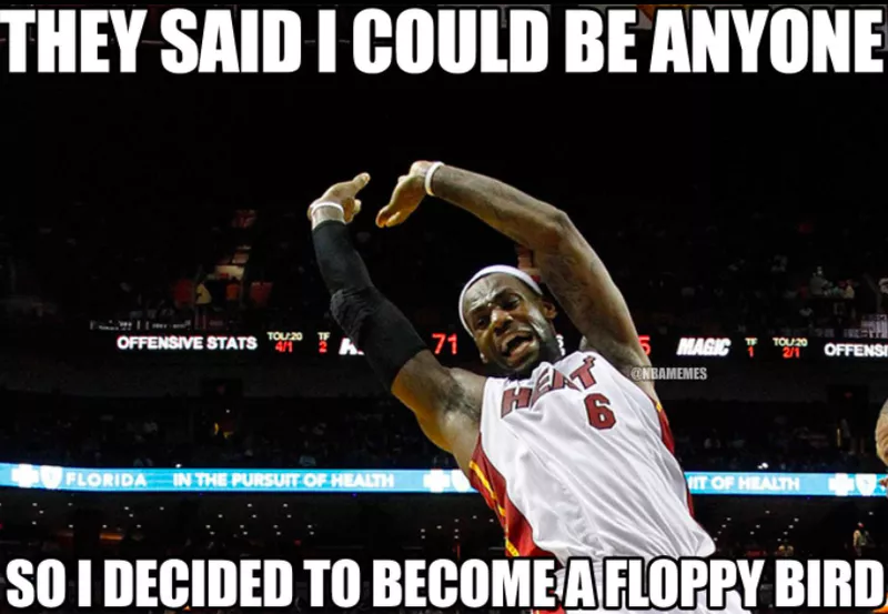 LeBron, Floppy meme