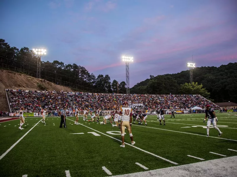 Game at Mitchell Stadium