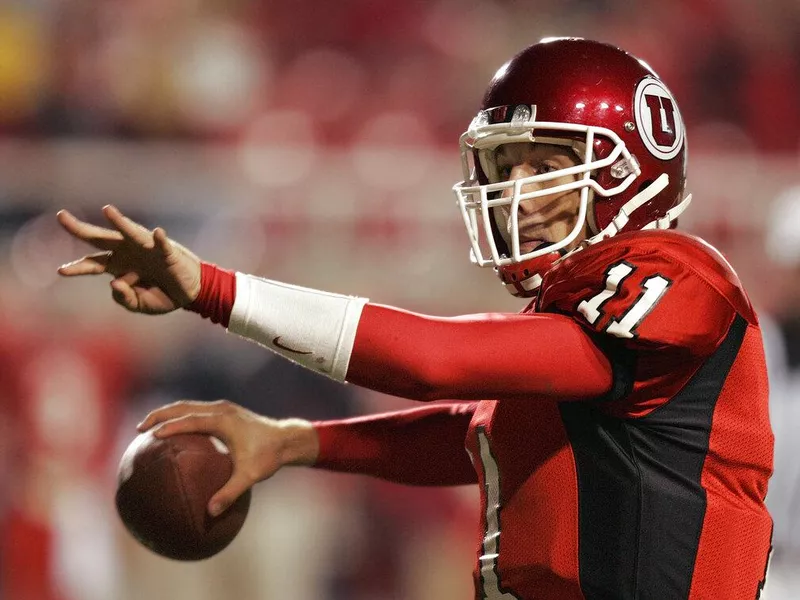 Utah quarterback Alex Smith (