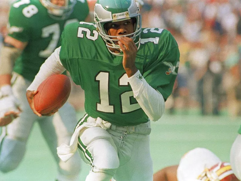 Philadelphia Eagles quarterback Randall Cunningham