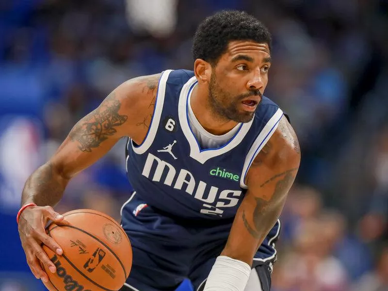 Dallas Mavericks guard Kyrie Irving