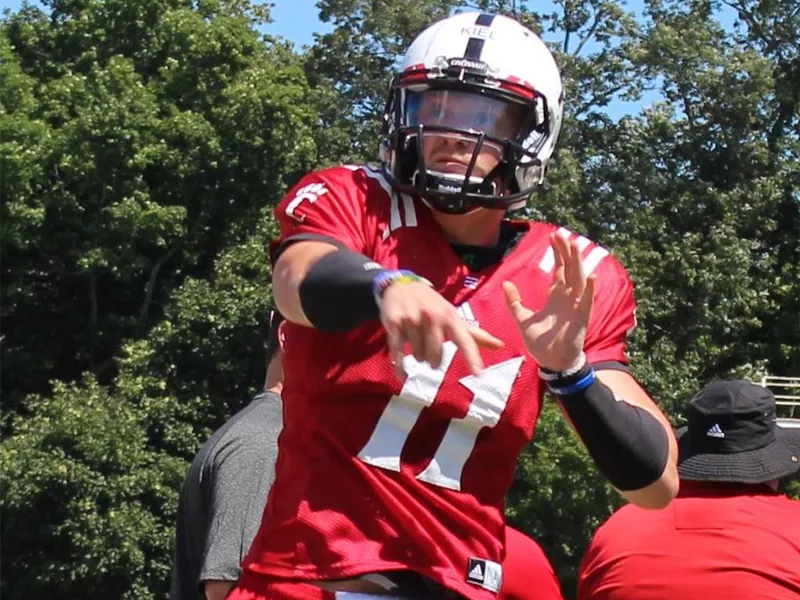 Columbus East High School quarterback Gunner Kiel