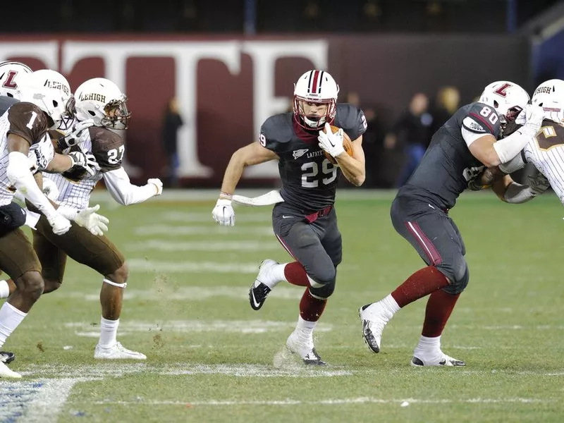 Lafayette running back Ross Scheuerman