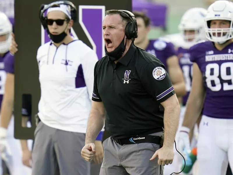 Northwestern coach Pat Fitzgerald