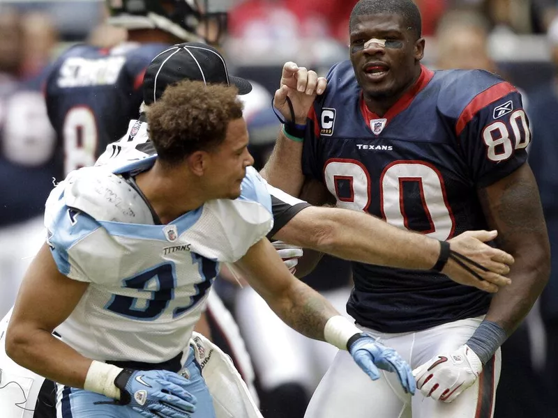 Andre Johnson and Cortland Finnegan