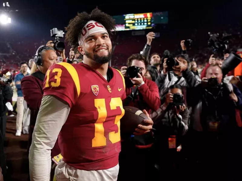 USC quarterback Caleb Williams