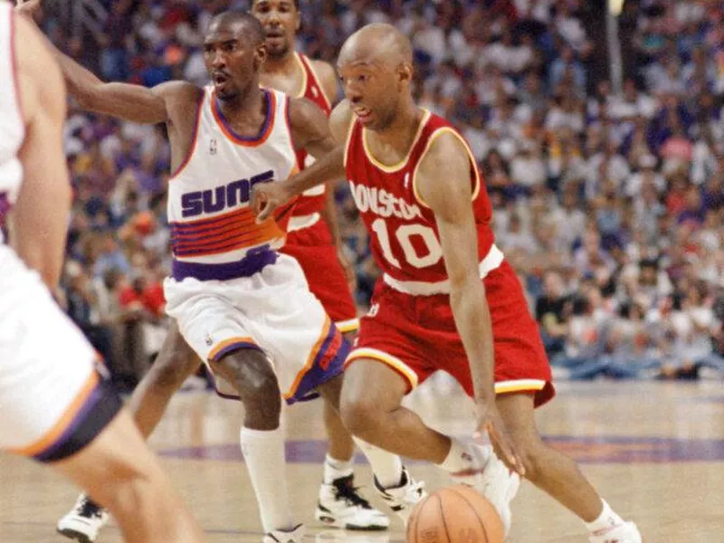 Houston Rockets guard Sam Cassell