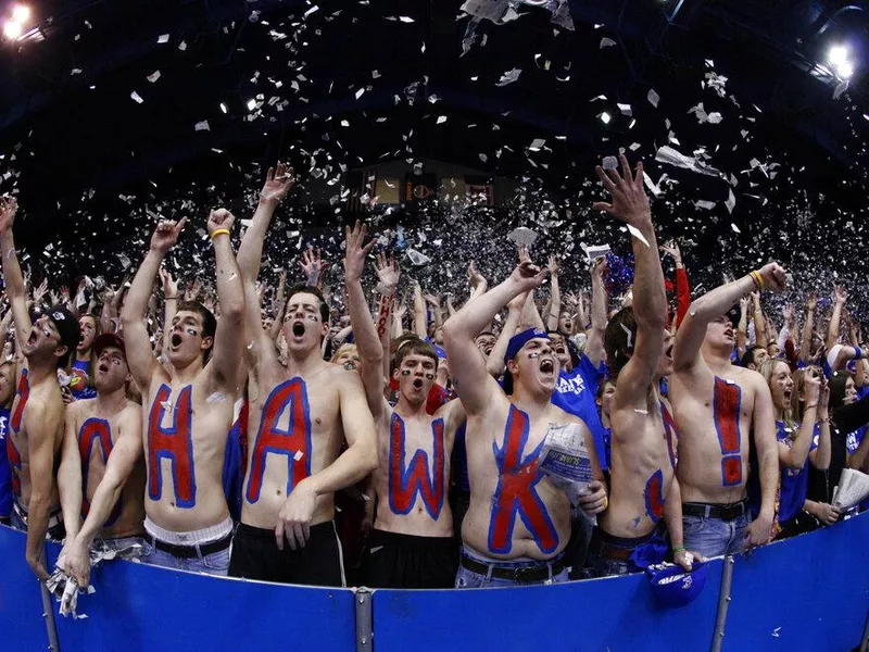 Jayhawk fans