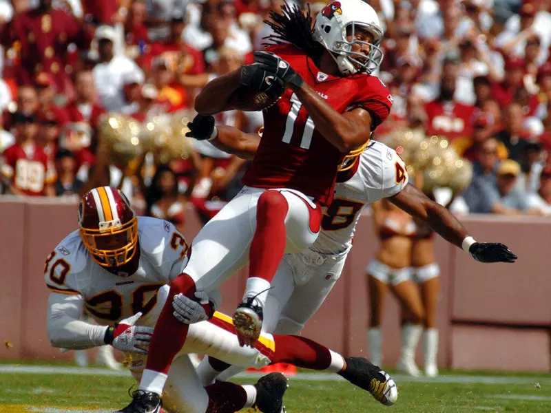 Larry Fitzgerald, LaRon Landry and Chris Horton