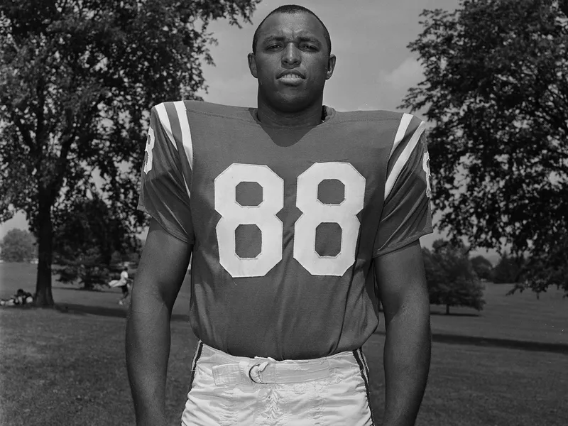 Baltimore Colts tight end John Mackey