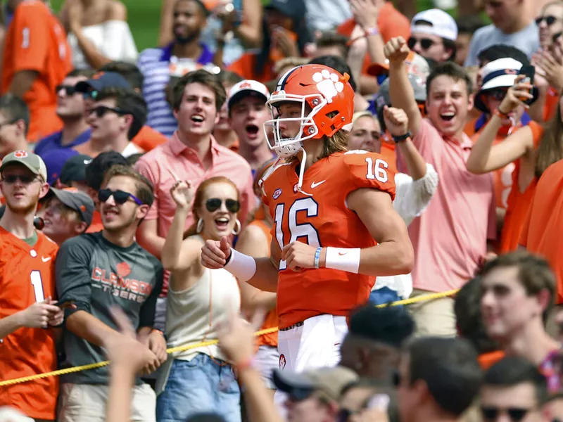 Clemson quarterback Trevor Lawrence