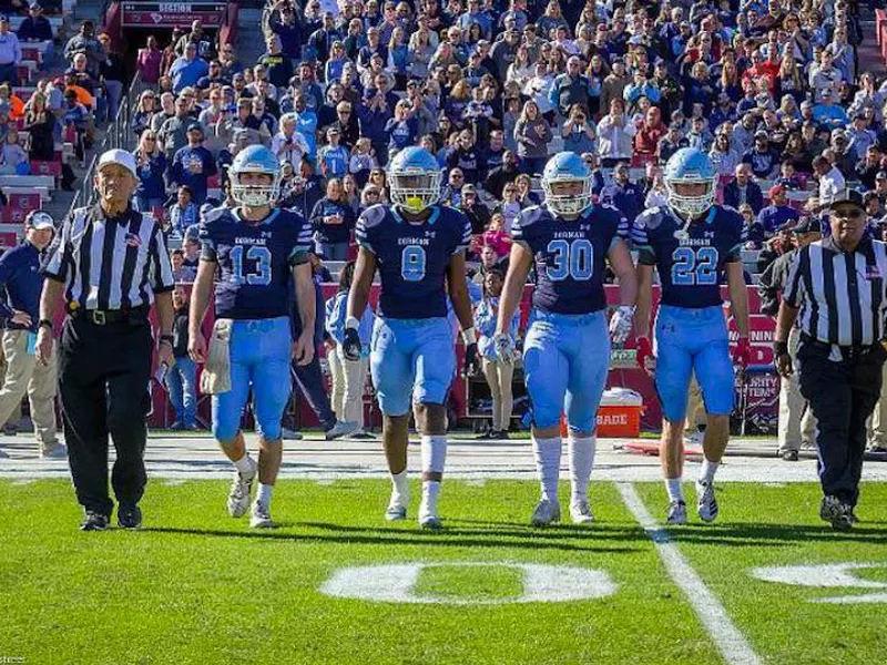 Dorman High School players walking on field