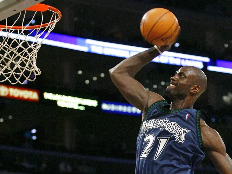 Minnesota Timberwolves power forward Kevin Garnett