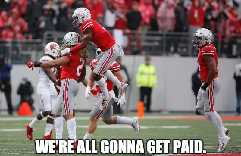 Ohio State Buckeye players