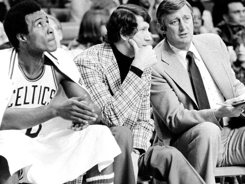 John Havlicek, JoJo White and John Killilea