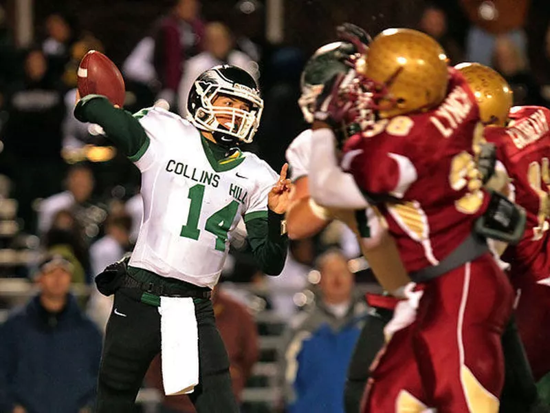 Collins Hill quarterback Taylor Heinicke