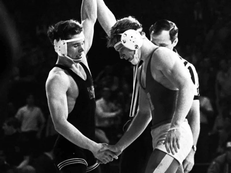 Larry Owings and Dan Gable