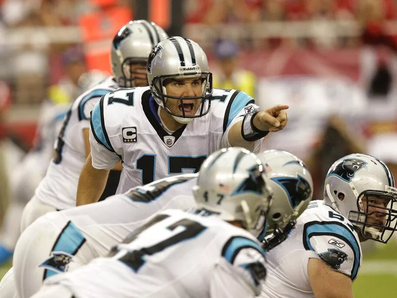 Carolina Panthers quarterback Jake Delhomme