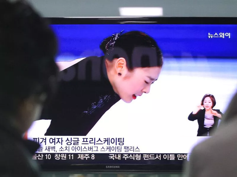 Female figure skater Yuna Kim of South Korea