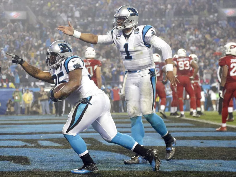 Mike Tolbert, Cam Newton