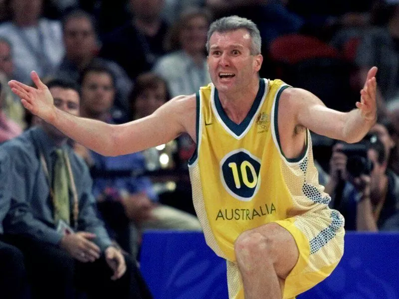 Australia's Andrew Gaze in 2000