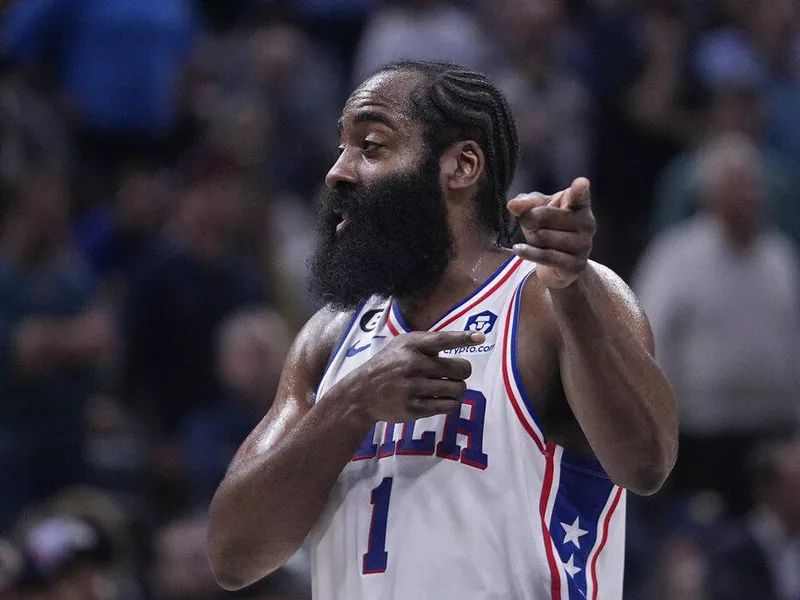 Philadelphia 76ers' James Harden