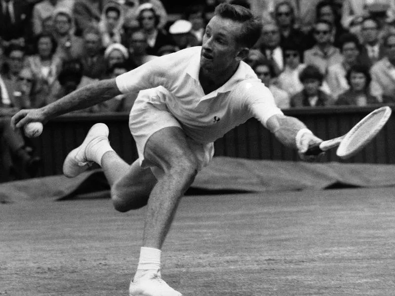 Australian tennis player Rod Laver