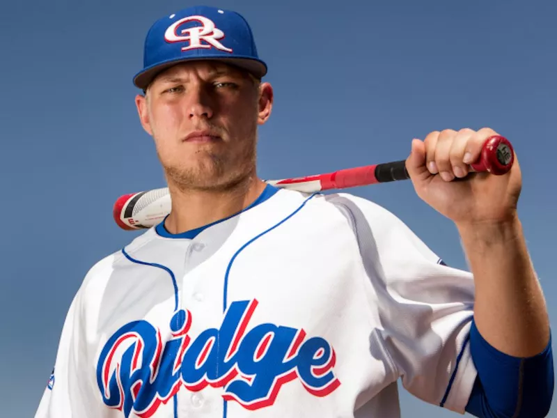 Oak Ridge High first baseman Luken Baker