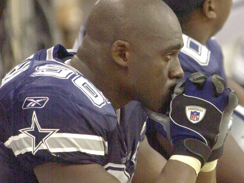 Dallas Cowboys defensive end Ebenezer Ekuban