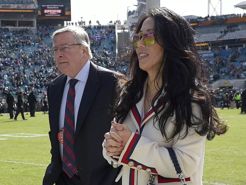 Buffalo Bills owners Terry and Kim Pegula