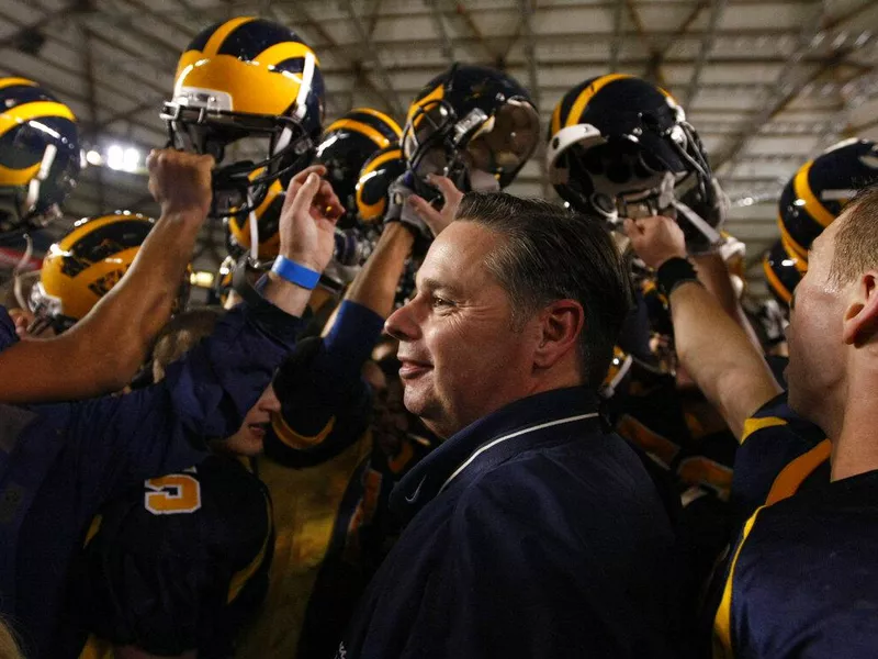 Bellevue head coach Butch Goncharoff