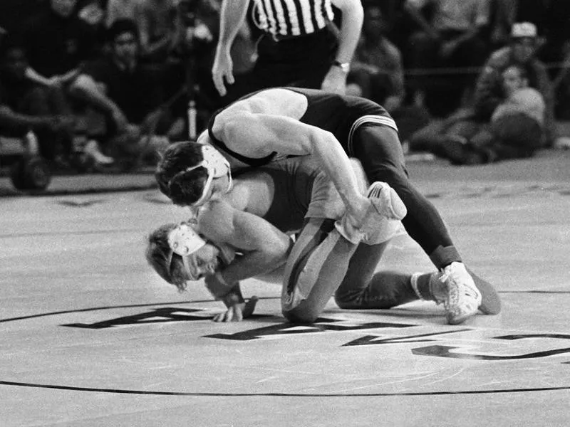 Larry Owings and Dan Gable