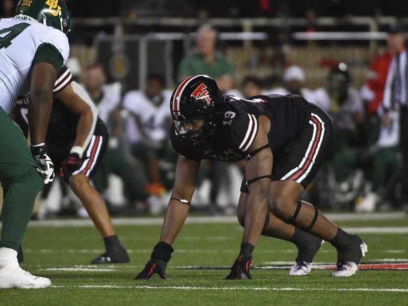 Texas Tech linebacker Tyree Wilson