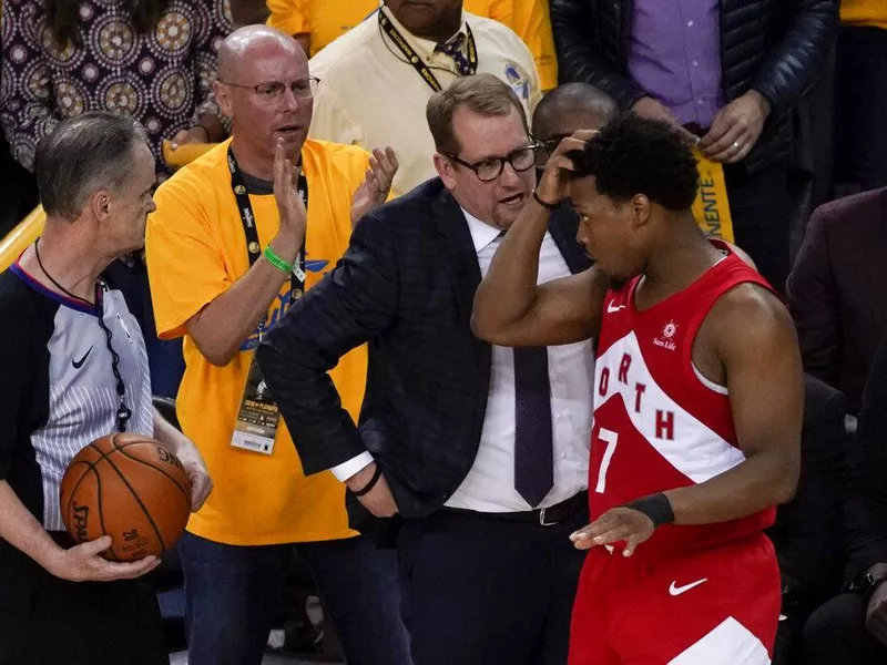 Nick Nurse and Kyle Lowry