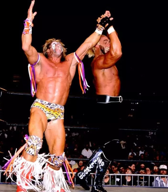 Hogan vs. Warrior at Halloween Havoc